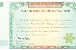 750 Prize Bond