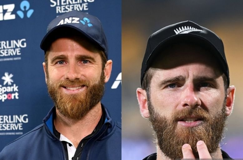 Kane Williamson walks off after his first ball duck against England at Bay Oval