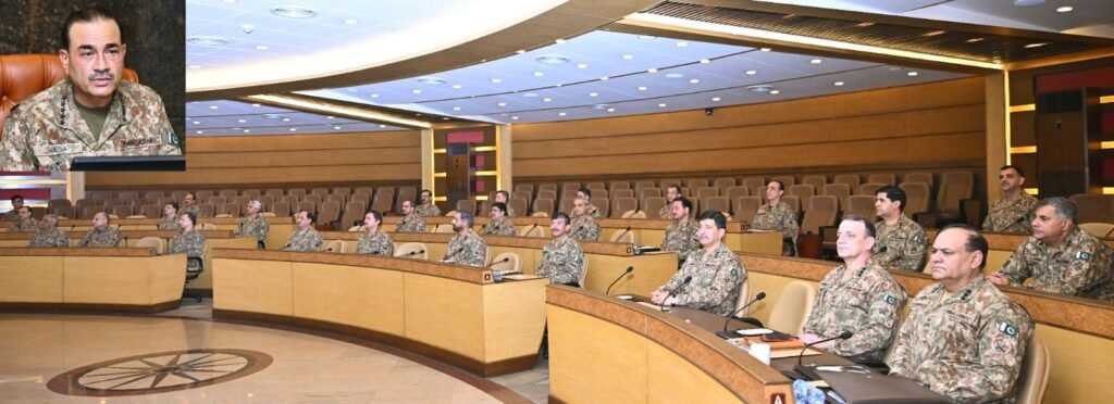 COAS chairs the corps commander meeting