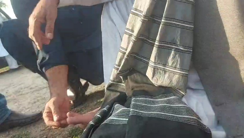 KP CM's vehicle runs over the foot of PTI worker