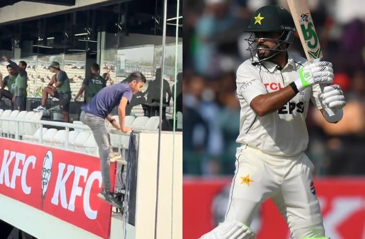 Teenager fan breaches security at Gaddafi stadium to meet Babar Azam