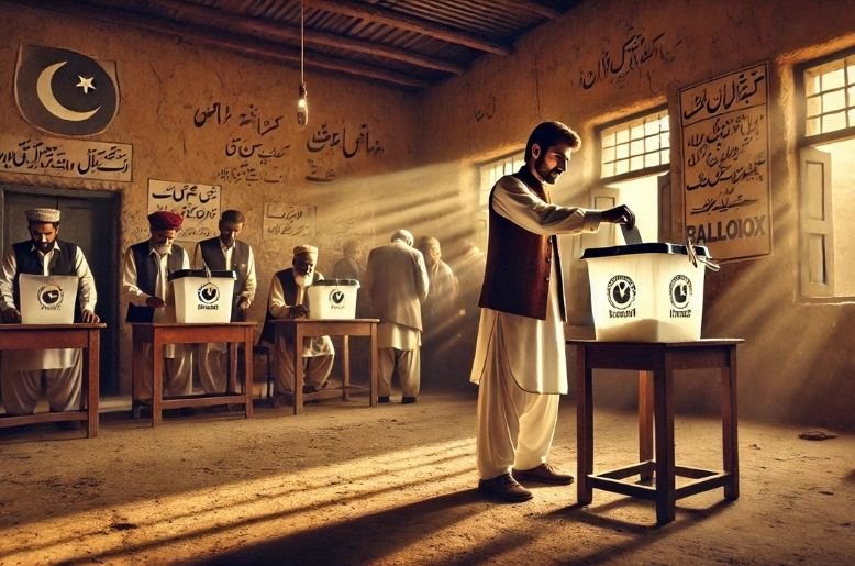 FAFEN chart showing Pakistan by-election results and performance of ruling parties vs opposition since 2008