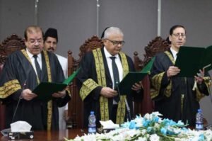 Justice Arshad Hussain Shah take oath as FCC judges