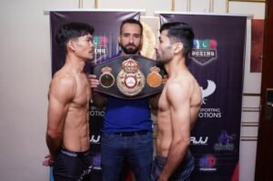 Muhammad Waseem vs Thailand’s Jakkrawat pre match photo shoot