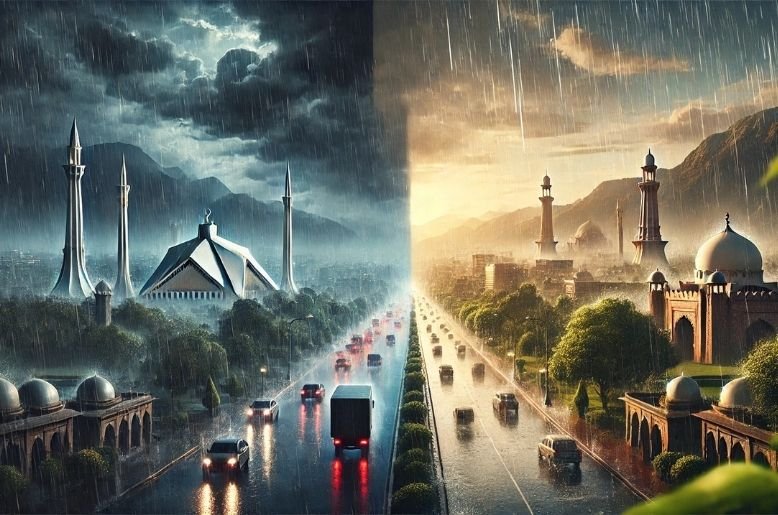 PMD advisory shows rain and wind for Lahore and Islamabad on Nov 4-5