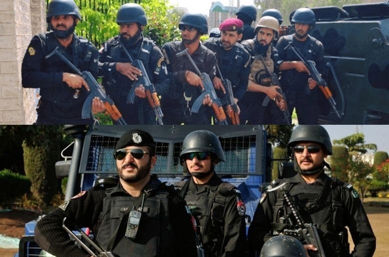 Police recover weapons after two TTP (Fitna al-Khawarij) militants killed in Swabi Topi encounter