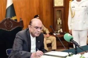 President Zardari Signs 27th Constitutional Amendment Bill