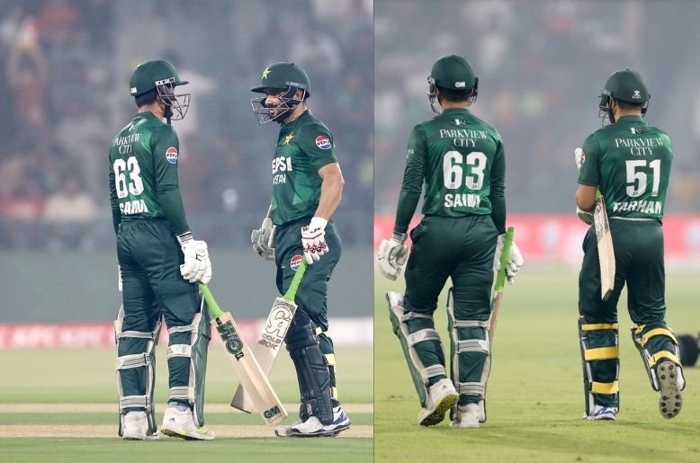 Salman Mirza celebrates wicket as Pakistan level T20 series vs South Africa in Lahore