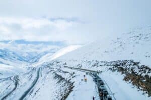 Tourists flock to Babusar Top after rare summer snowfall