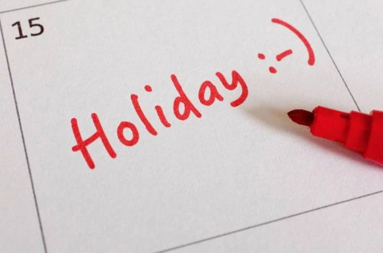 2026 Public holidays