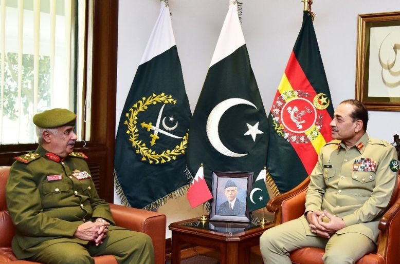 Bahrain National Guard Commander Meets Field Marshal Asim Munir at GHQ