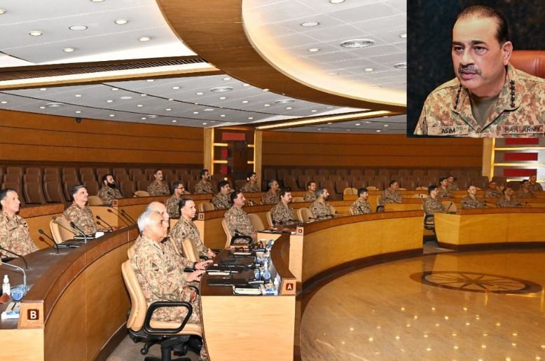 CDF Field Marshal Asim Munir presides over the 273rd Corps Commanders’ Conference