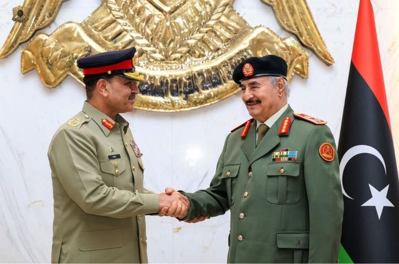 CDF Field Marshal Munir meets Libyan Armed Forces chief