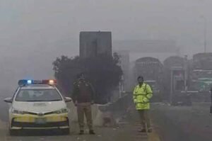 Major Motorways shuts down due to Fog