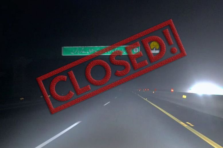 NHMP closes M-5 motorway due to dense fog