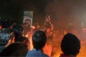 Swabi Motorway Blocked: Thousands Stranded as PTI Protesters Burn Tyres