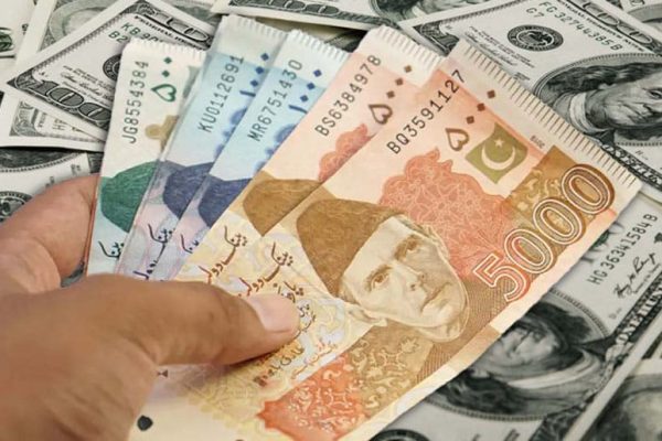 US dollar in Pakistani rupee