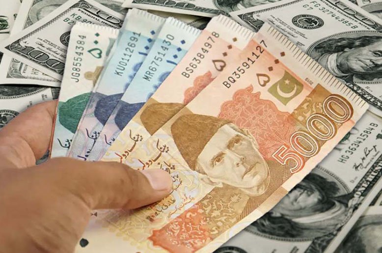 US dollar in Pakistani rupee