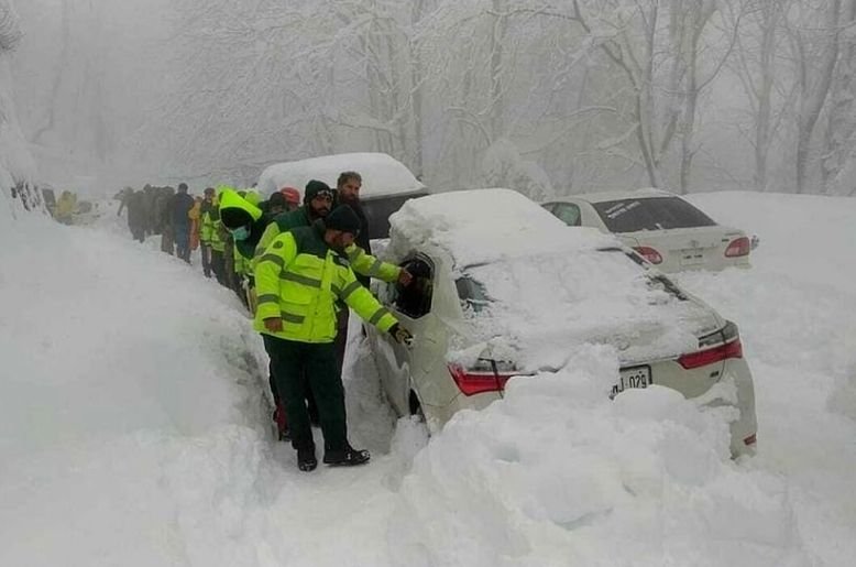 Heaviest snowfall Murree