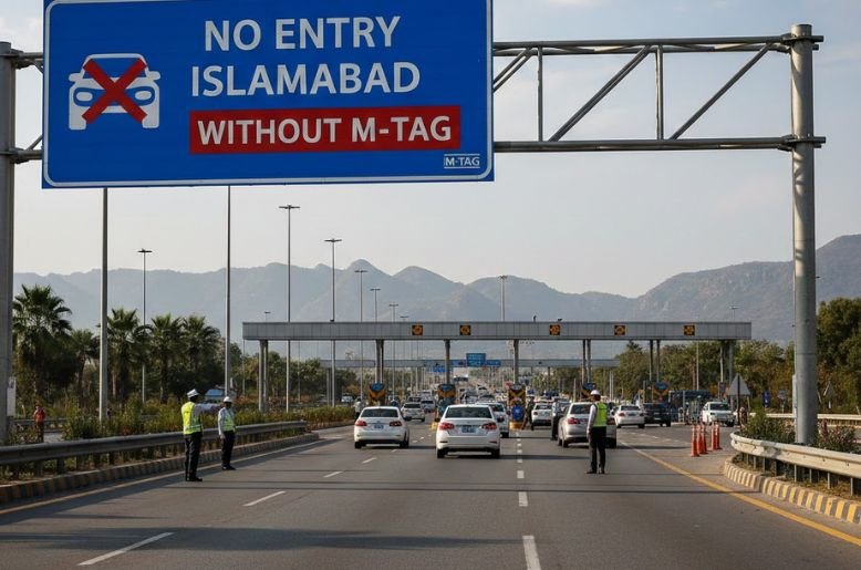 No entry in Islamabad without M-Tag from today