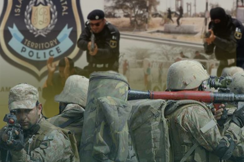 Islamabad police, commando training , Pakistan Army, Islamabad police commando training,