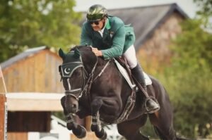 Pakistani equestrian Usman Khan tops