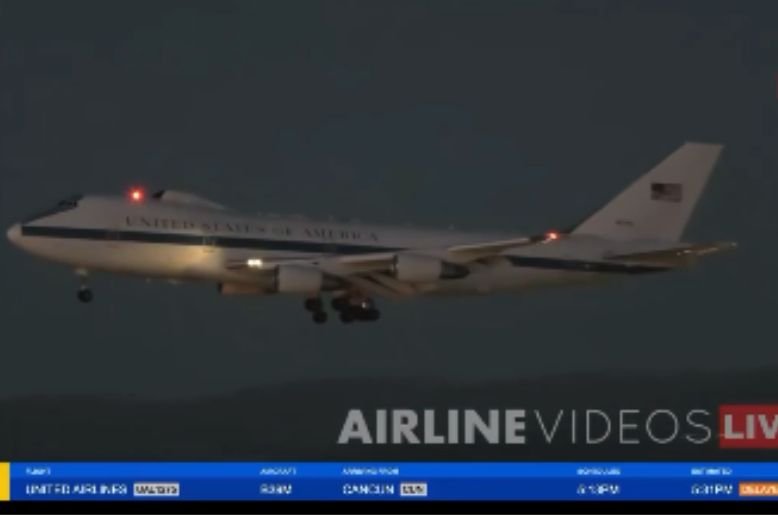 Trump's 'Doomsday plane' seen flying over LAX in rare sight: could it signal global unrest?