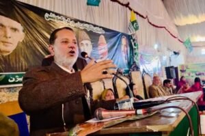 AJK muslim conference, Dr. Irfan Ashraf welcomed into the party