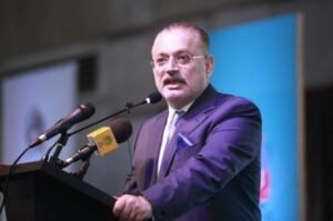 Sharjeel Memon announces support for affected businesses of Gul Plaza tragedy