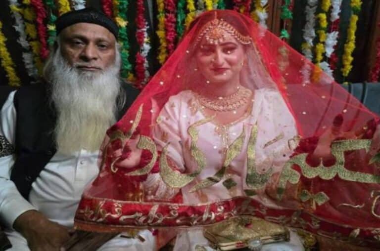 hakeem babar marriage, 60 year old hakeem babar, hakeem marries young woman, rawalpindi hakeem marriage, hakeem marriage rawalpindi
