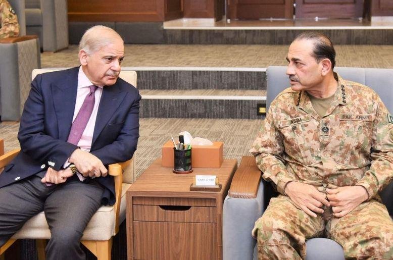 'All acts of terrorism against Pakistan unacceptable': PM Shehbaz visits GHQ