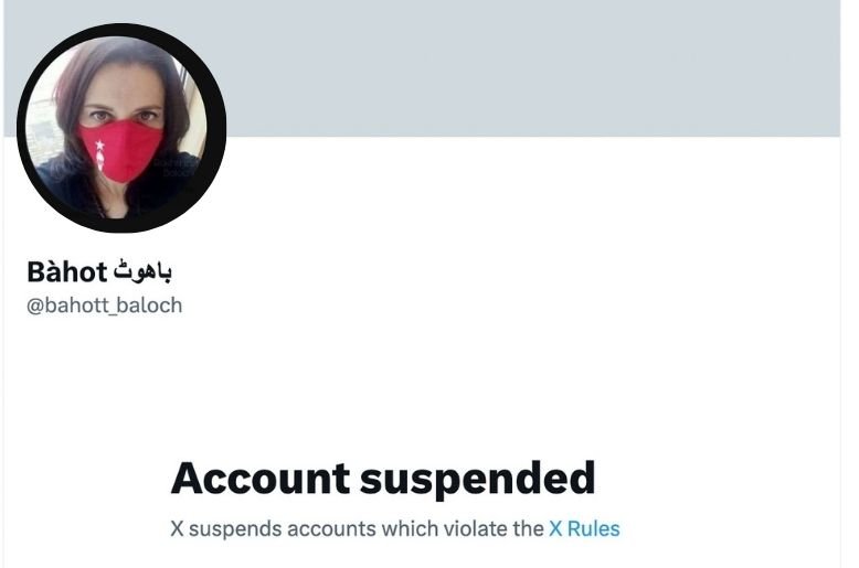 Bahott Baloch X account