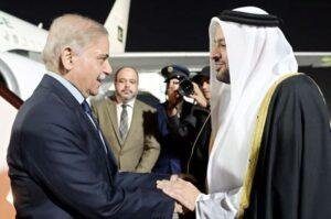 PM Shehbaz lands in Qatar for key bilateral talks with Amir