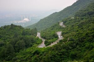 Why did President Ayub choose to locate Federal Capital at foot of Margalla Hills?