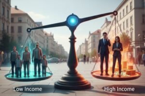 Electricity gas bills income