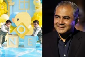 Faheem Ashraf's twins