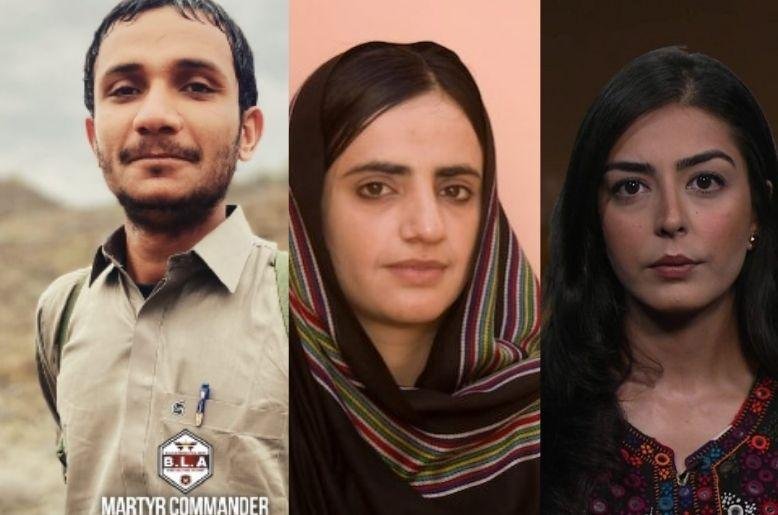 Mahrang Baloch Imaan Mazari Salim Baloch