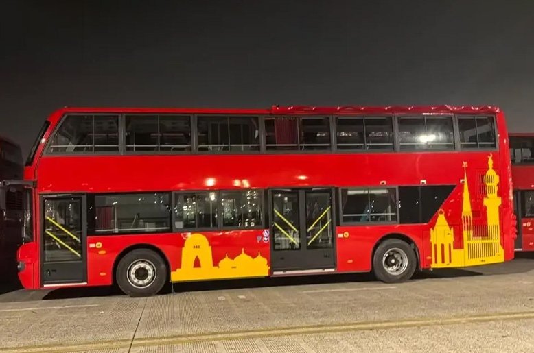 Karachi double decker bus
