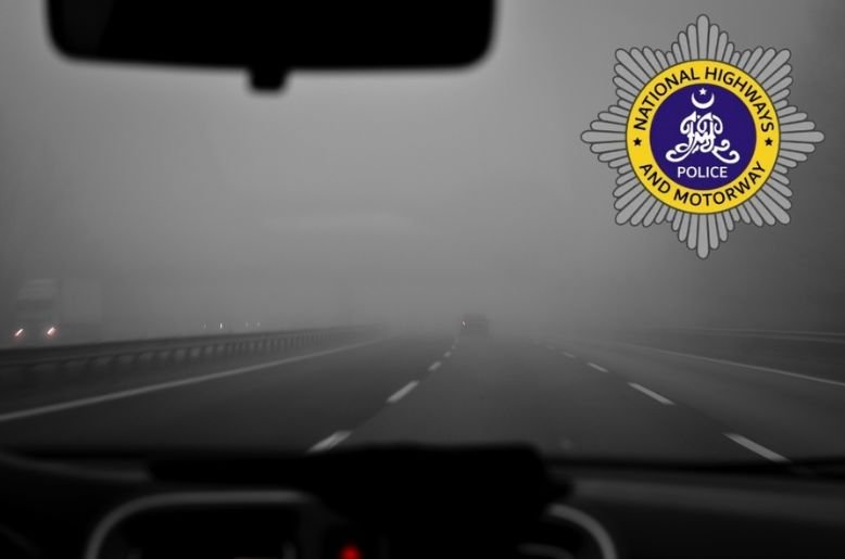 NHMP Fog Motorways, motorways, NHMP, fog visibility, fog motorway, M-2 motorway, M-11 motorway, M-3 motorway