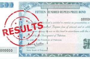 Results of Rs1,500 prize bond draw announced: details here