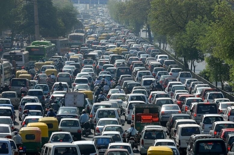 Lahore traffic on Basant