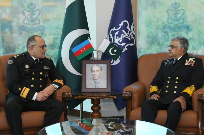Azerbaijan Naval Commander visits Pakistan to strengthen ties