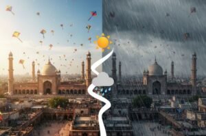Will it rain in Lahore on Basant days?