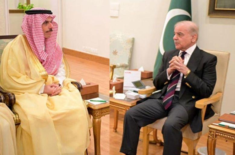 Saudi FM meets PM Shehbaz; Pakistan pledges full support