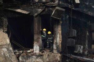 Fire erupts in Gul Plaza basement once again