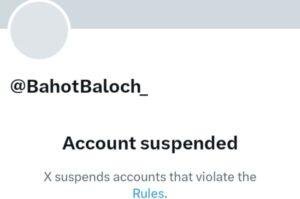 Indian RAW officer's anti-Pak X account 'Bahot Baloch' suspended