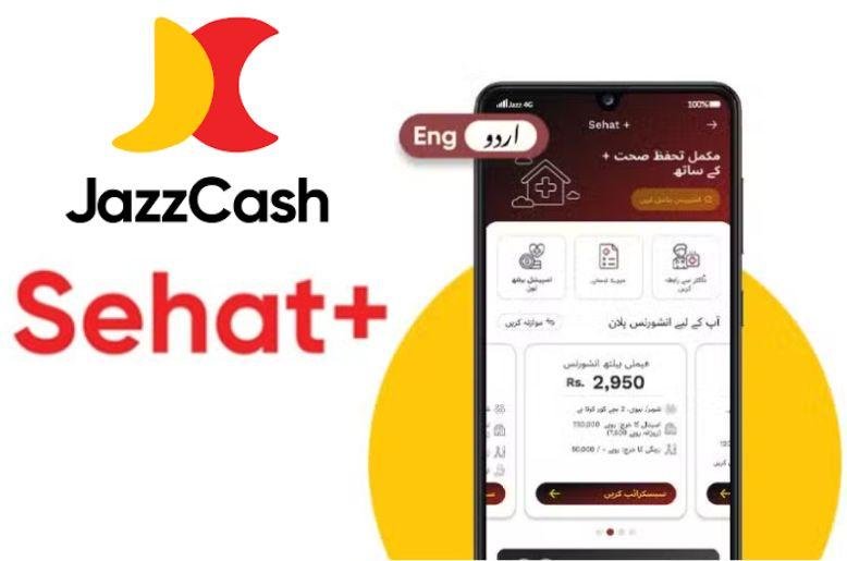 Jazzcash Sehat plus, jazzcash, jazzcash app