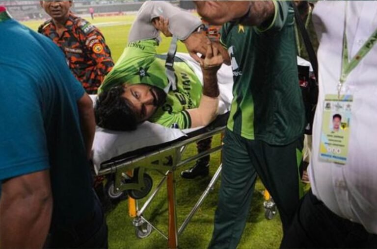 All-rounder Hussain Talat suffers shoulder injury in 2nd ODI against Bangladesh