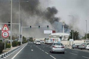 Missile attack Loud explosions heard in Doha
