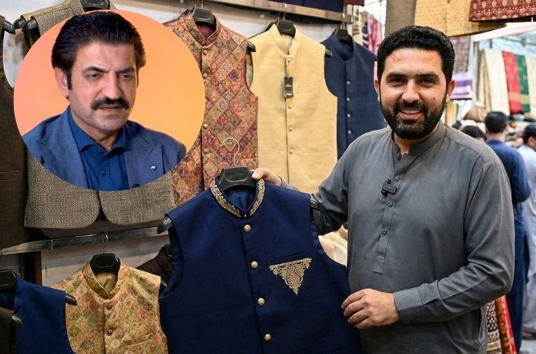 Sohail Afridi waistcoat seller Sher Afzal Marwat